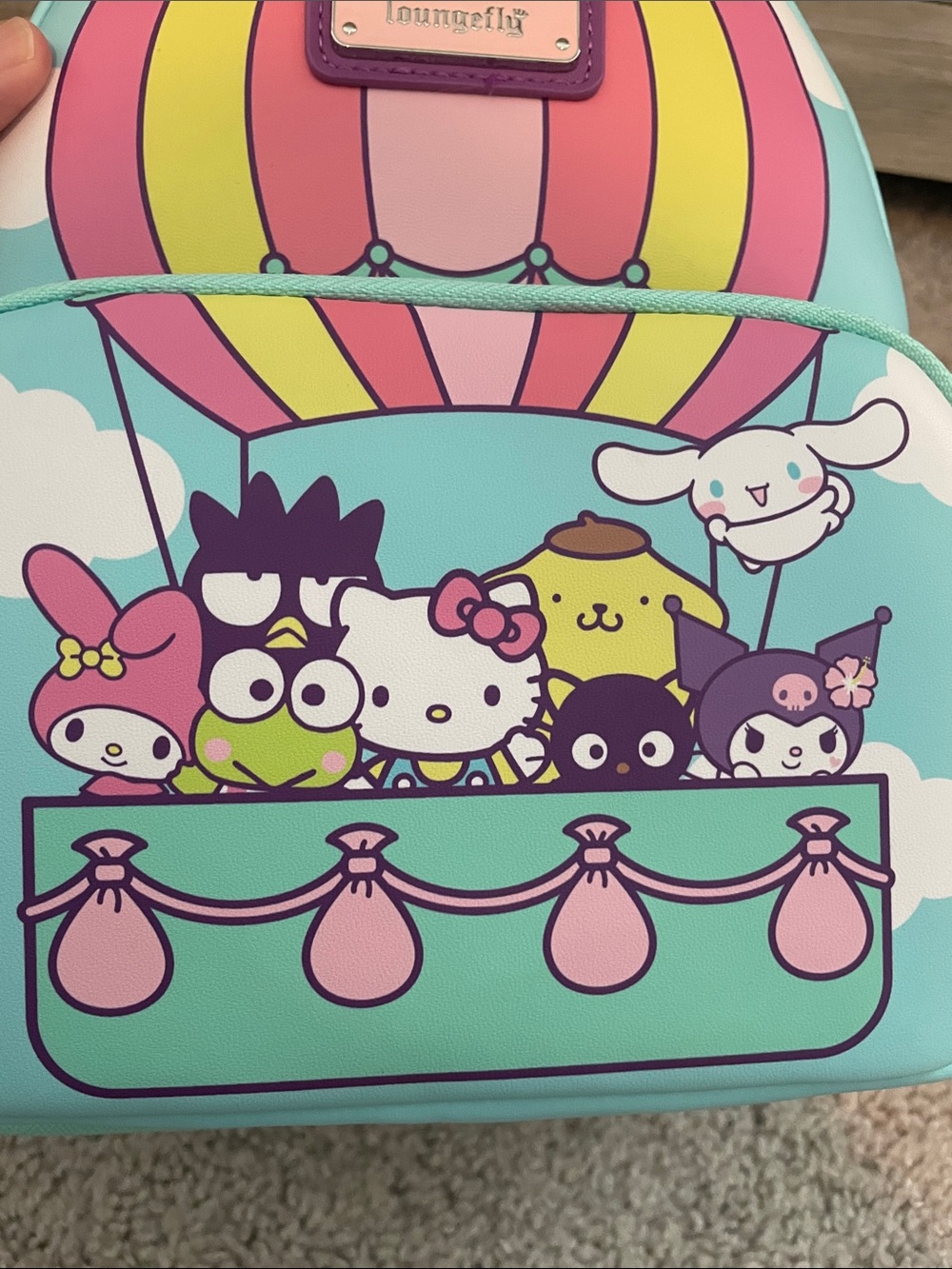 NWT Loungefly Sanrio Hello Kitty & Friends hot air balloon 🎈 mini backpack - Picture 9 of 12